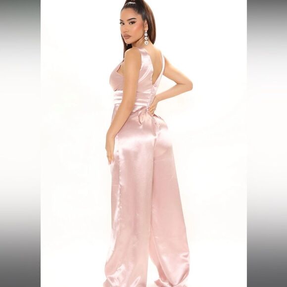 COPY - NWT Fashionova satin jumpsuit - Picture 4 of 4